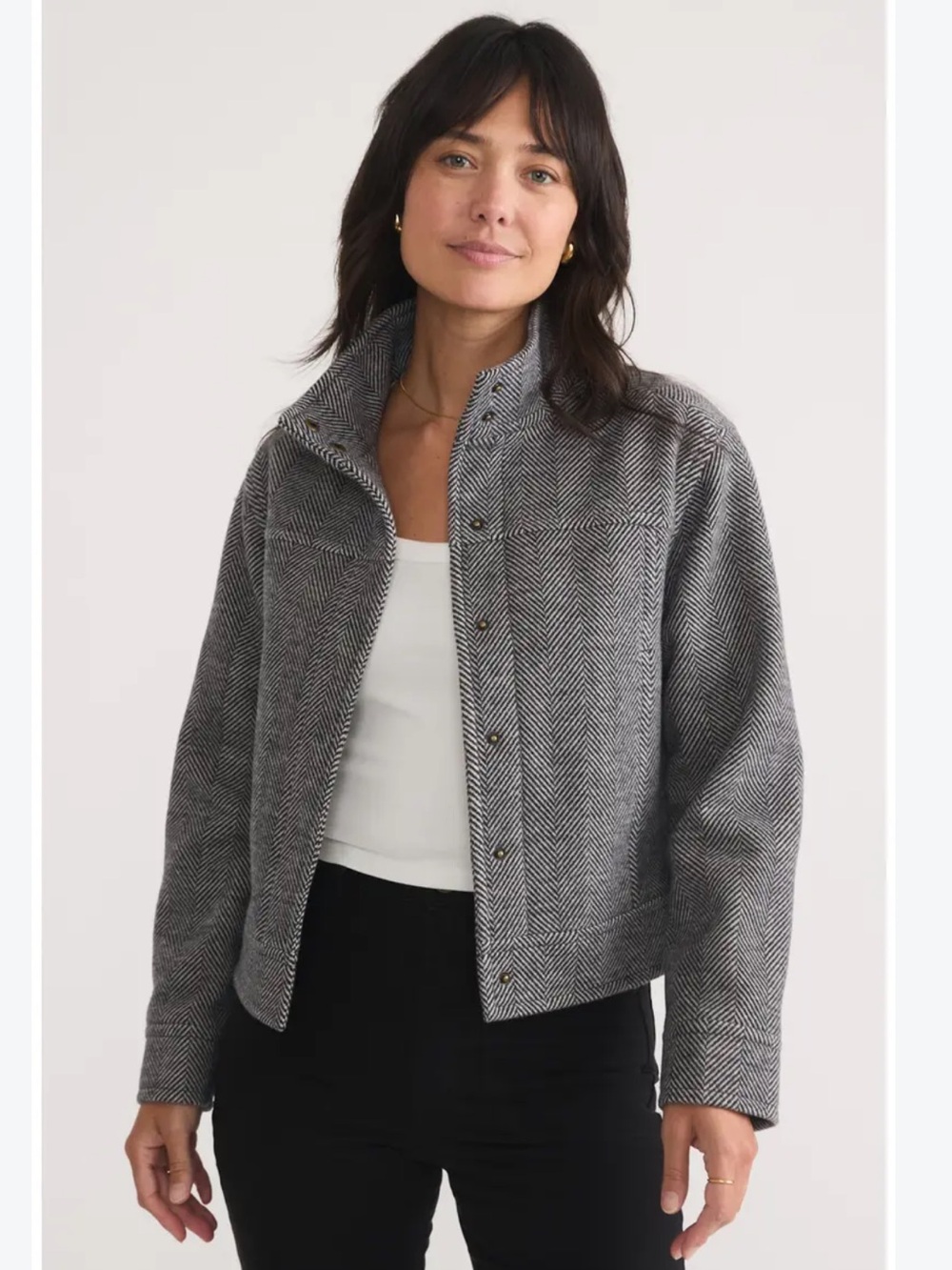 Marine Layer Asheville Herringbone Jacket